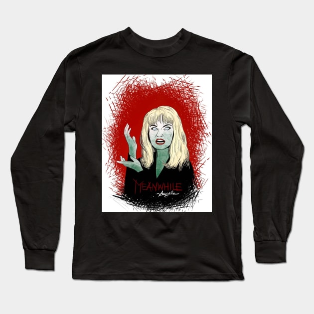 Meanwhile Laura Palmer Long Sleeve T-Shirt by geloferr